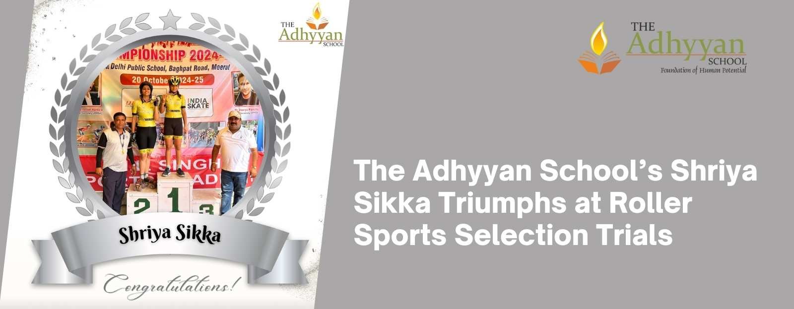 Shriya Sikka Triumphs at Roller Sports Selection Trials